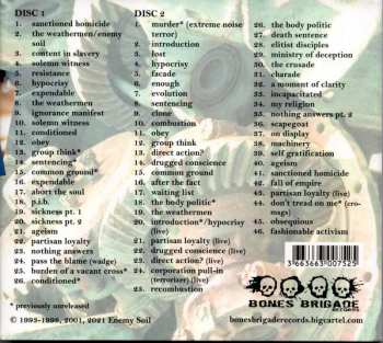 2CD Enemy Soil: Smashes The State! - R.I.P. 1991-1998