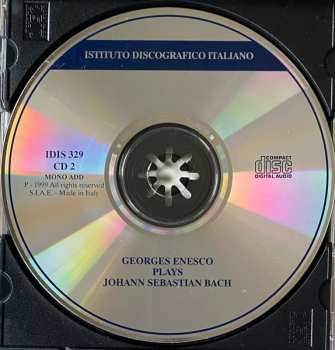 2CD George Enescu: Complete Sonatas And Partitas For Solo Violin BWV 1001/1006