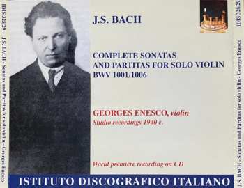 2CD George Enescu: Complete Sonatas And Partitas For Solo Violin BWV 1001/1006