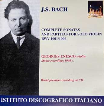 2CD George Enescu: Complete Sonatas And Partitas For Solo Violin BWV 1001/1006