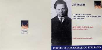 2CD George Enescu: Complete Sonatas And Partitas For Solo Violin BWV 1001/1006