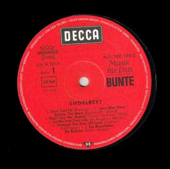 LP Engelbert Humperdinck: Engelbert