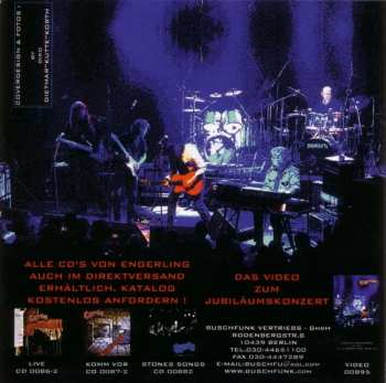 2CD Engerling: 25 Jahre Engerling - Live In Der Kulturbrauerei Berlin