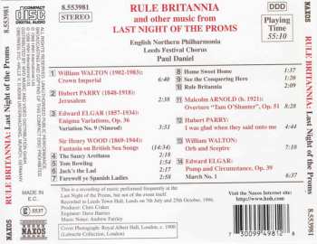 CD English Northern Philharmonia: Rule Britannia And Other Music From Last Night Of The Proms