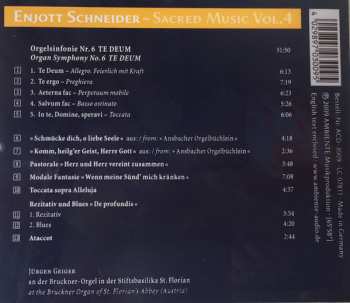CD Enjott Schneider: Sacred Musik Vol. 4 - Orgelsinfonie Nr. 6 Te Deum