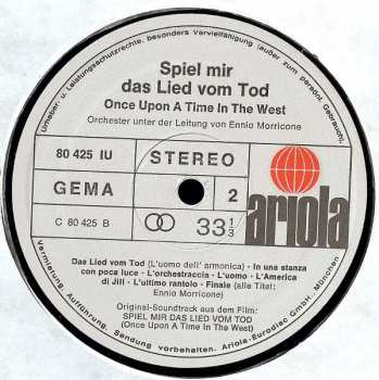 LP Ennio Morricone: Spiel Mir Das Lied Vom Tod