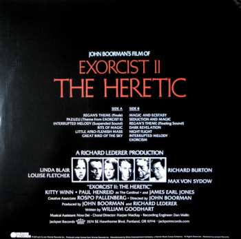 LP Ennio Morricone: Exorcist II: The Heretic CLR | LTD