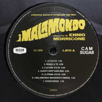 2LP Ennio Morricone: I Malamondo