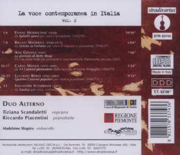CD Ennio Morricone: La Voce Contemporanea In Italia Vol. 2