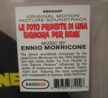 LP Ennio Morricone: Le Foto Proibite Di Una Signora Per Bene (Original Motion Picture Soundtrack) LTD | PIC