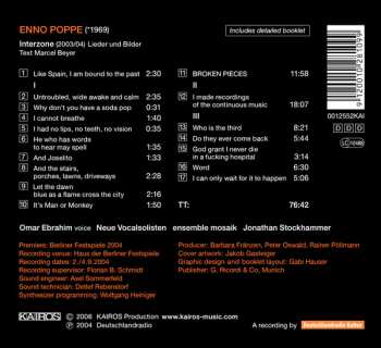 CD Enno Poppe: Interzone