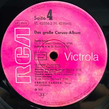 2LP Enrico Caruso: Das Grosse Caruso Album