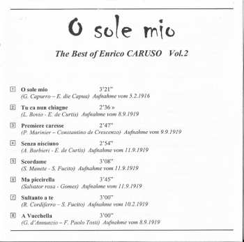 CD Enrico Caruso: O Sole Mio - The Best Of Enrico Caruso Vol. 2