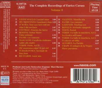 CD Enrico Caruso: The Complete Recordings Volume 8