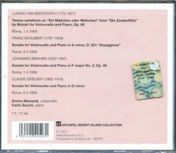 CD Carlo Zecchi: Beethoven Schubert Brahms Debussy 
