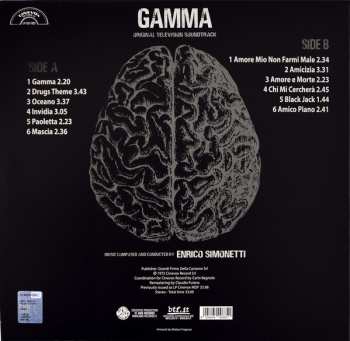 LP Enrico Simonetti: Gamma (Original Television Soundtrack) CLR