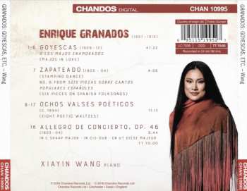 CD Enrique Granados: Goyescas; Allegro de Concierto; Valses Poéticos; Zapateado