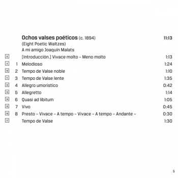 CD Enrique Granados: Goyescas; Allegro de Concierto; Valses Poéticos; Zapateado