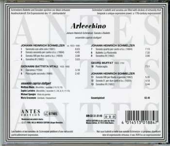 CD Ensemble Caprice: Arlecchino: Johann Heinrich Schmelzer Sonate e Balletti