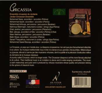 CD Ensemble Circassien de Jordanie: Circassia: Musique Tcherkesse