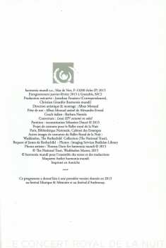 2CD Ensemble Correspondances: Le Concert Royal De La Nuit