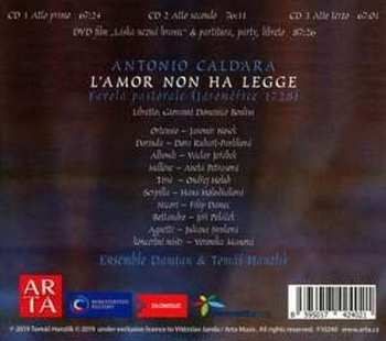 3CD/DVD Ensemble Damian: Antonio Caldara: L'Amor Non Ha Legge