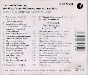 CD Ensemble Für Frühe Musik Augsburg: Camino De Santiago (Musik Auf Dem Pilgerweg Zum Hl. Jacobus = Music On The Pilgrimage Route To St. James)