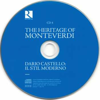 7CD/Doos Ensemble La Fenice: The Heritage Of Monteverdi