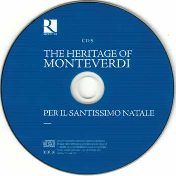 7CD/Doos Ensemble La Fenice: The Heritage Of Monteverdi