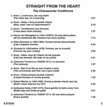 CD Ensemble Leones: Straight From The Heart (The Chansonnier Cordiforme)