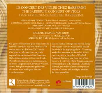 CD Vox Luminis: Il Concerto Delle Viole Barberini