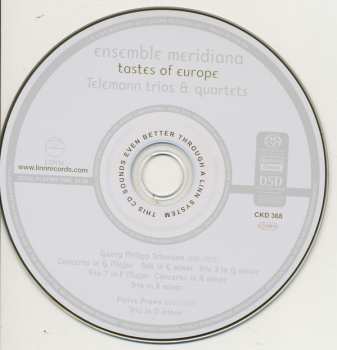 SACD Georg Philipp Telemann: Tastes Of Europe; Telemann Trios & Quartets