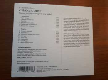CD Ensemble Organum: Chant Corse - Manuscrits Franciscains (XVIIe-XVIIIe Siècles)