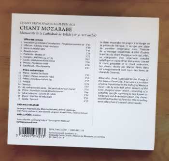 CD Ensemble Organum: Chant Mozarabe (Manuscrits de la Cathédrale de Tolède, XVe-XVIe Siècles)