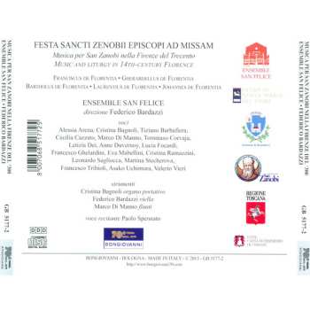 CD Ensemble San Felice: Musica Per San Zanobi Nella Firenze Del '300: Music And Liturgy In 14th-century Florence
