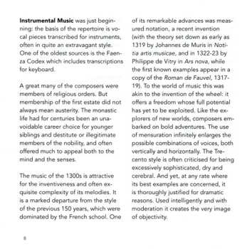 CD Ensemble Syntagma: Stylems, Italian Music From The Trecento