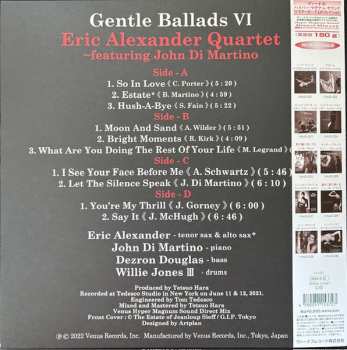 2LP Eric Alexander Quartet: Gentle Ballads VI LTD
