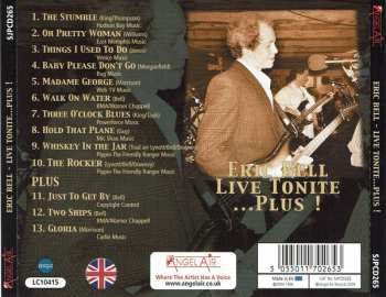 CD Eric Bell: Live Tonite ... Plus!