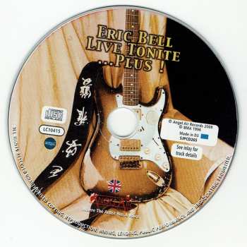 CD Eric Bell: Live Tonite ... Plus!