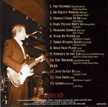 CD Eric Bell: Live Tonite ... Plus!