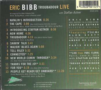 CD Eric Bibb: Troubadour Live  DIGI