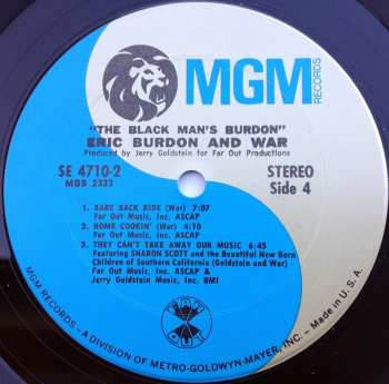 2LP Eric Burdon & War: The Black-Man's Burdon