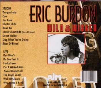 CD Eric Burdon: Wild & Wicked