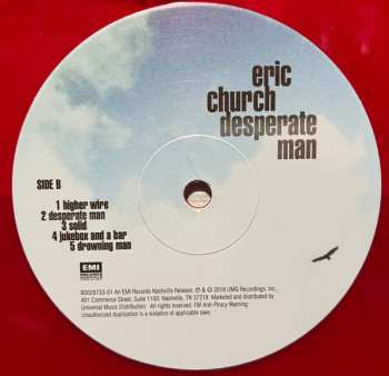 LP Eric Church: Desperate Man LTD | CLR
