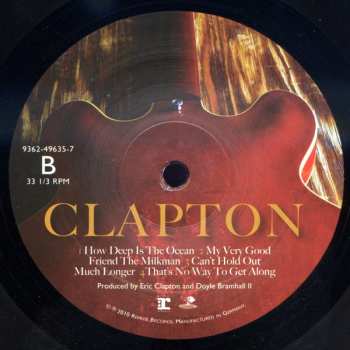 2LP Eric Clapton: Clapton