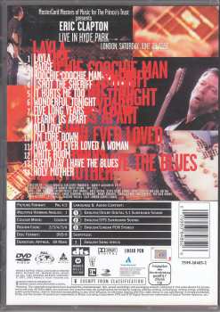 DVD Eric Clapton: Live In Hyde Park