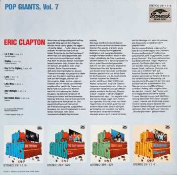 LP Eric Clapton: Pop Giants, Vol. 7