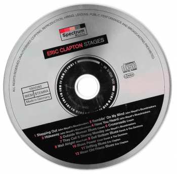CD Eric Clapton: Stages