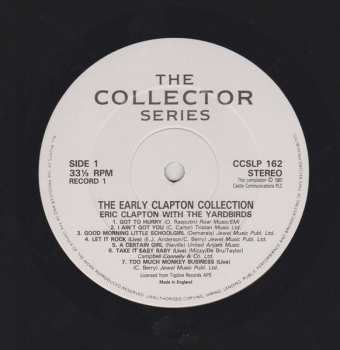 2LP Eric Clapton: The Early Clapton Collection
