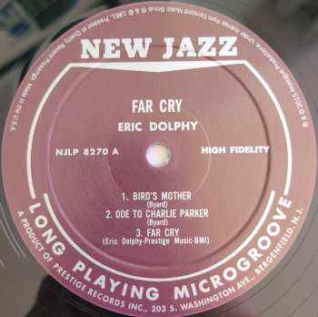LP Eric Dolphy: Far Cry LTD | NUM